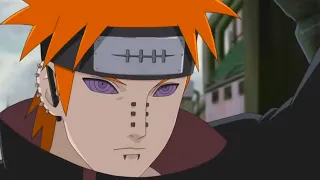 Tobi le advierte a Pain que tenga cuidado con Naruto - Tobi habla con Pain