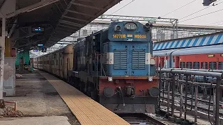 Nostalgic departure || 09628 Solapur Ajmer special  departs with JMP WDG 3A 14770R!