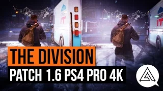 The Division | Patch 1.6 PS4 Pro 4K vs 1080p Gameplay Comparison