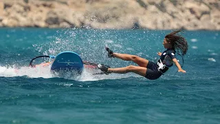 Windsurfing Freestyle 2022 with 14 years - epic touch downs