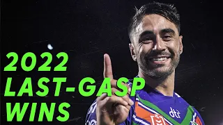 Epic late winners from the 2022 NRL season! 😎