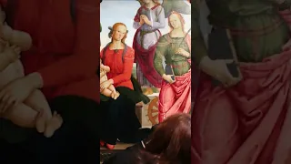 How do you restore a 500 year-old School of Perugino painting? #renaissance #art #shortsart