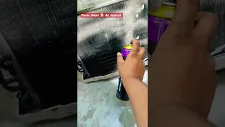 Foam spray ac service 😱🔥🔥🔥 #viral #ytshorts #trending #ac #acrepair #techac