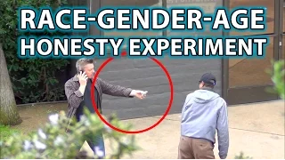 $100 Honesty Social Experiment - Age vs Race vs Gender Test!