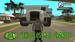 Los Vehículos mas Grandes de GTA San Andreas