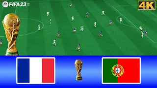 FIFA 23 - France vs Portugal - FIFA World Cup Final - Full Match | PC Gameplay 4K