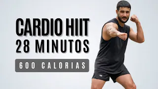 28 minutos de CARDIO HIIT ( TODOS EM PÉ ) para queimar gordura e emagrecer rápido em casa