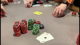 EXTREMELY RARE 7-Bet w/ACES!!! "Gets It In Against A Different Hand!" Can't Miss!! Poker Vlog Ep 119