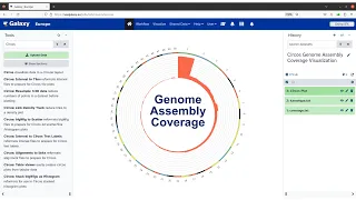 Galaxy for Bioinformatics   How to Generate Circos Plot for Coverage of Genome Assembly  Contigs