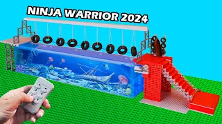 Part 2: LEGO Spartan Race with Escalator Obstacles - Ninja Warrior 2024