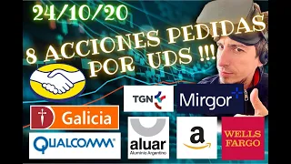 🚀6 ACCIONES - CEDEARs PEDIDAS POR UDS !! 🔥 $IMV $SPY $ALUA $GGAL $MIRG $TGNO4 $AMZN $QCOM $WFC $MELI