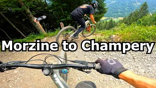 Dreamy MTB Laps Morzine to Champery