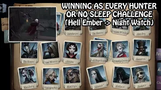 WINNING AS EVERY HUNTERS CHALLENGE (Grab your popcorn) - Identity V