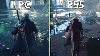 Devil May Cry 5 Special Edition PS5 Vs PC Graphics Comparison (Ray Tracing On Vs Off)
