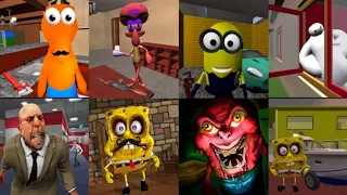 Caught Battle 3: IT Clown Neighbor, Hello Baymax, Prankster Project, Squidward Neighbor Re, and more