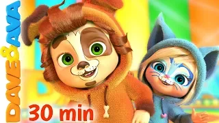 🕺 Dancing Songs | One Little Finger Tap Tap Tap and More Nursery Rhymes by Dave and Ava 🕺