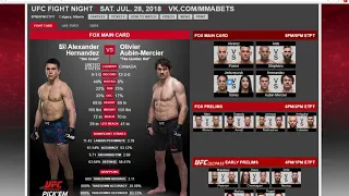 Аналитика от MMABets UFC on FOX 30: Еджейчик-Торрес, Хернандес-Мерсье. Выпуск №107. Часть 5/6