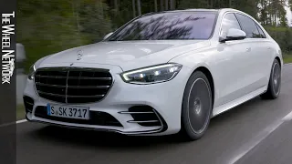 2021 Mercedes-Benz S 500 4MATIC | Designo Diamond White Bright | Driving, Interior, Exterior