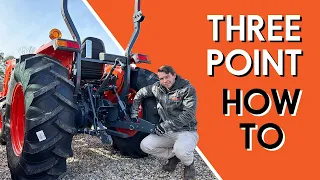 How to Use a Three Point Hitch and Attach Implements