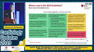 ESC 2019 Chronic Coronary Syndromes Guidelines   Prof  Victoria Delgado