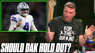 Pat McAfee Talks If Dak Prescott Should Hold Out If Franchise Tagged