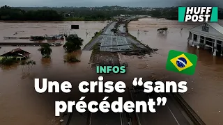 Des villes pratiquement coupées du monde dans le sud du Brésil après des inondations