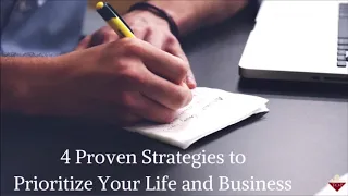 4 Proven Strategies to Prioritize Your Life and Business  |  Thriving on Purpose