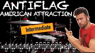 Anti-Flag - American attraction - Drum Cover - (with scrolling drum sheet)