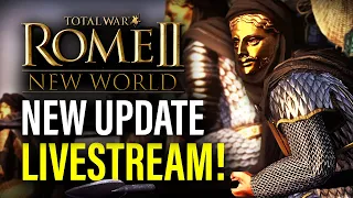 ROME 2: NEW WORLD JUDEA CAMPAIGN LIVE! - Total War Mod Livestreams