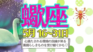 【蠍座♏️さん🌹5月後半】蠍座さんのチカラが発揮できるもっと良い環境に移れるかも🌈素晴らしきモノを受け継いだり貰えたりするかも✨💖✨