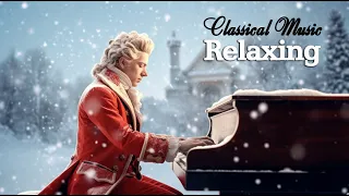 Classical music, quiet music, falling snow - Beethoven, Mozart, Chopin, Tchaikovsky, Bach 🎼