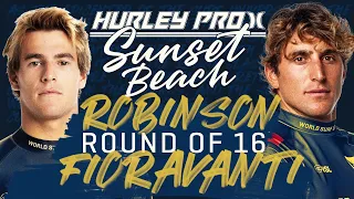 Jack Robinson vs Leonardo Fioravanti | Hurley Pro Sunset Beach 2023 - Round of 16 Heat Replay