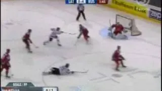 Latvia vs Russia Hockey 2009 (1:6)
