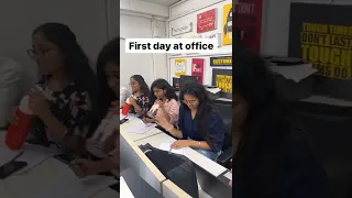 First day at Office Vs 1 month in office #officelife #shorts #officememes