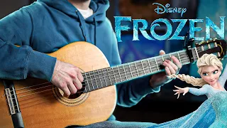 Let It Go - Frozen (fingerstyle classical guitar cover) w/ Tabs