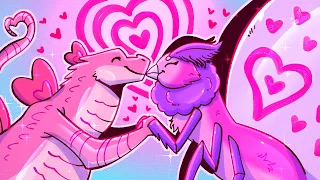 Godzilla & Mothra's Lovers Valentines Makeover (Godzilla Comic Dub)