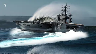 Terrible Moment!! The USS Dwight D. Eisenhower Reacted Quickly in the Mediterranean Sea