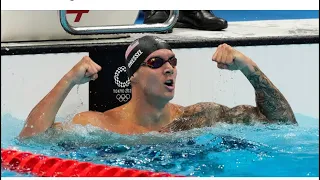 Caeleb Dressel Breaks Olympic Record!50m freestyle swimming 🏊‍♂️!Tokyo 2020 3rd gold in Tokyo