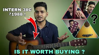 Intern 38C Guitar At ₹1988 ( Honest Review ) | Cheapest Guitar but Is It Worth Buying ?