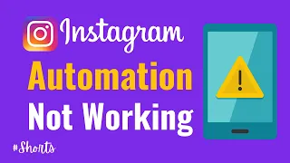 If instagram automation not working, Do this. #Shorts