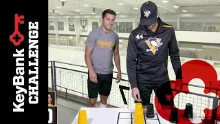 Brandon Tanev vs. Erik Gudbranson: Flip-Tac-Toe | Pittsburgh Penguins