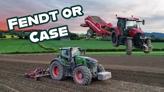 Gatley Farms planting potatoes #fendt #caseih #potato