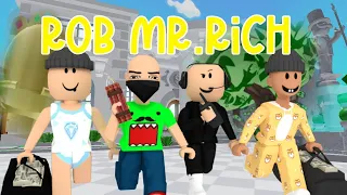 BOBBY, BOSS BABY, JJ AND PABLO ROB MR.RICH'S MANSION | Roblox Funny Moments