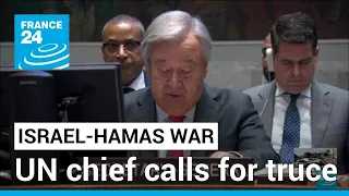 REPLAY: UN Secretary-General Guterres calls for 'immediate humanitarian ceasefire' in Gaza