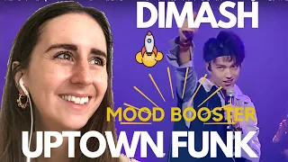 DIMASH REACTION - UPTOWN FUNK (The Singer)