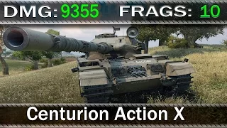 World Of Tanks | Centurion Action X | 9355 Damage | 10 Kills | Мурованка – Встречный бой #12