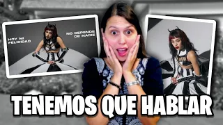 REACCIÓN a Danna Paola - Tenemos que hablar (Lyric Video)