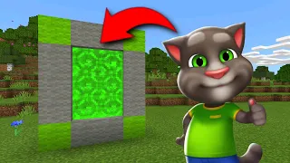 How To Make A Portal To The Talking Tom Dimension in Minecraft!!!