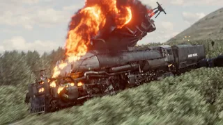 No. 4014 Big Boy Train Crash Animation Short Film