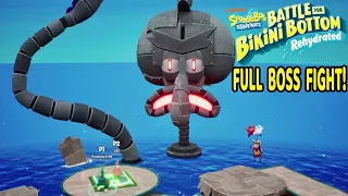 ROBOT SQUIDWARD BOSS BATTLE FULL GAMEPLAY (Multiplayer) - Battle For Bikini Bottom Rehydrated